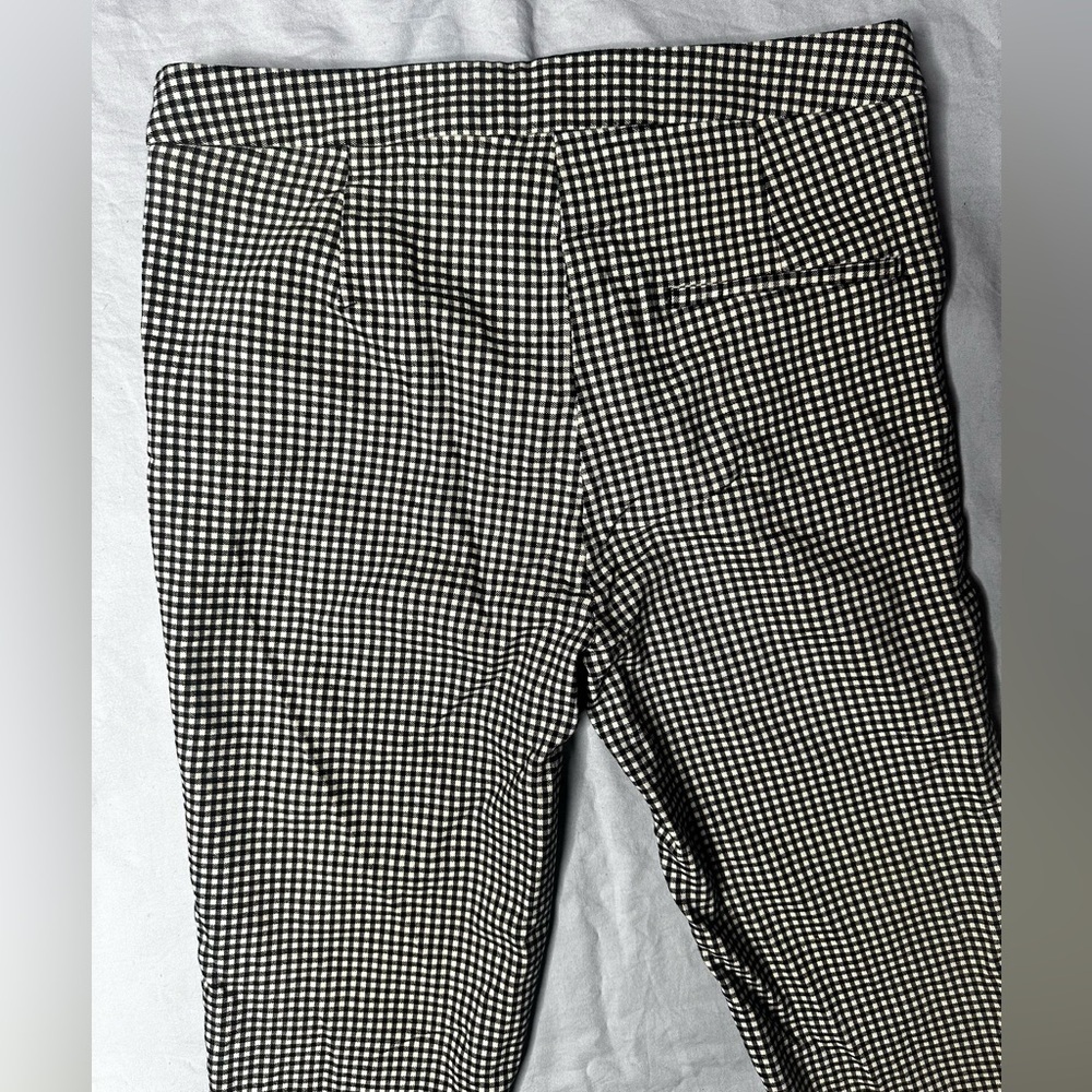 Zara Women’s Black and White Patterned Dress Pants - Picture 10 of 11